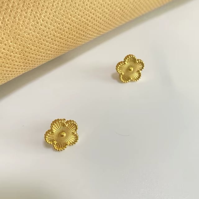 Lucky Clover Gold Link Bracelet