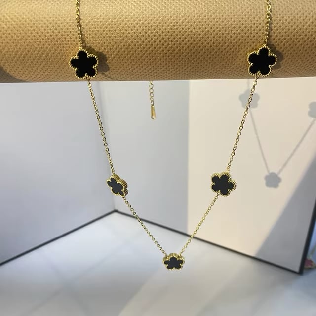 Lucky Clover Gold Link Bracelet